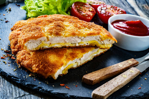 Escalope de poulet panné