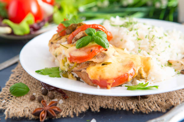 Escalope de poulet au fromage à la sauce provinçale