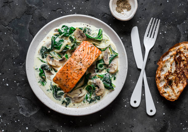 Filet de poisson sauce crème