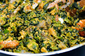 Sauce gboma poisson